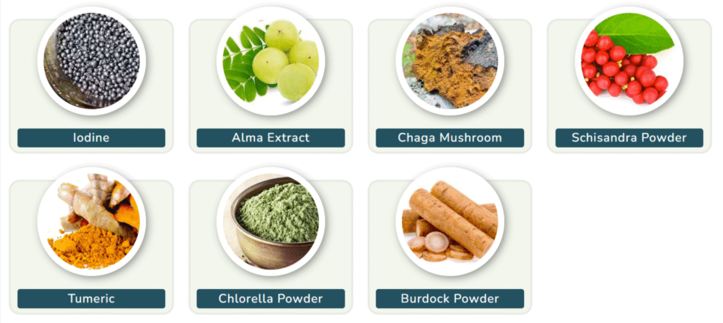 pineal xt inrgredients